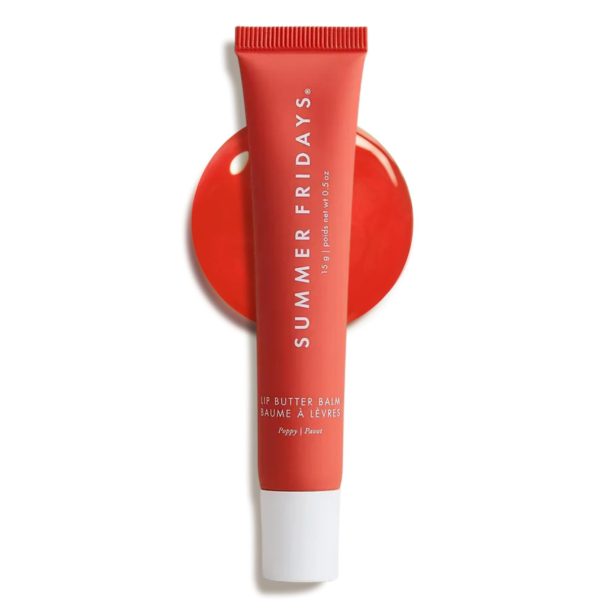 Summer Fridays Lip Butter Balm - Moisturizing Lip Gloss for Instant Shine + Sheer Color - With Nourishing Shea Butter - Everyday Makeup + Skin Care Summer Essentials - Vegan - Pink Sugar (.5 Oz)