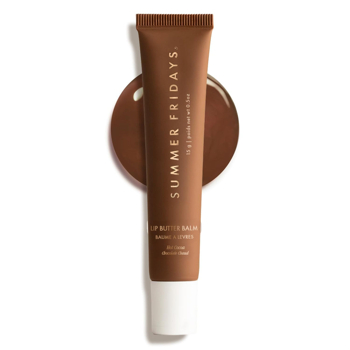 Summer Fridays Lip Butter Balm - Moisturizing Lip Gloss for Instant Shine + Sheer Color - With Nourishing Shea Butter - Everyday Makeup + Skin Care Summer Essentials - Vegan - Pink Sugar (.5 Oz)