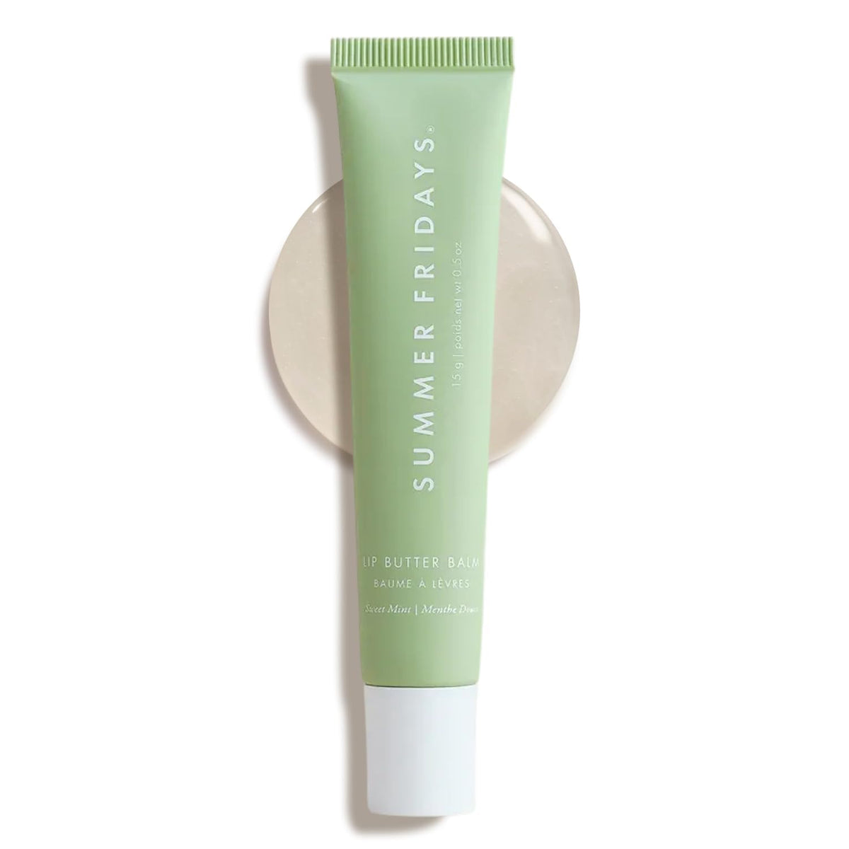 Summer Fridays Lip Butter Balm - Moisturizing Lip Gloss for Instant Shine + Sheer Color - With Nourishing Shea Butter - Everyday Makeup + Skin Care Summer Essentials - Vegan - Pink Sugar (.5 Oz)