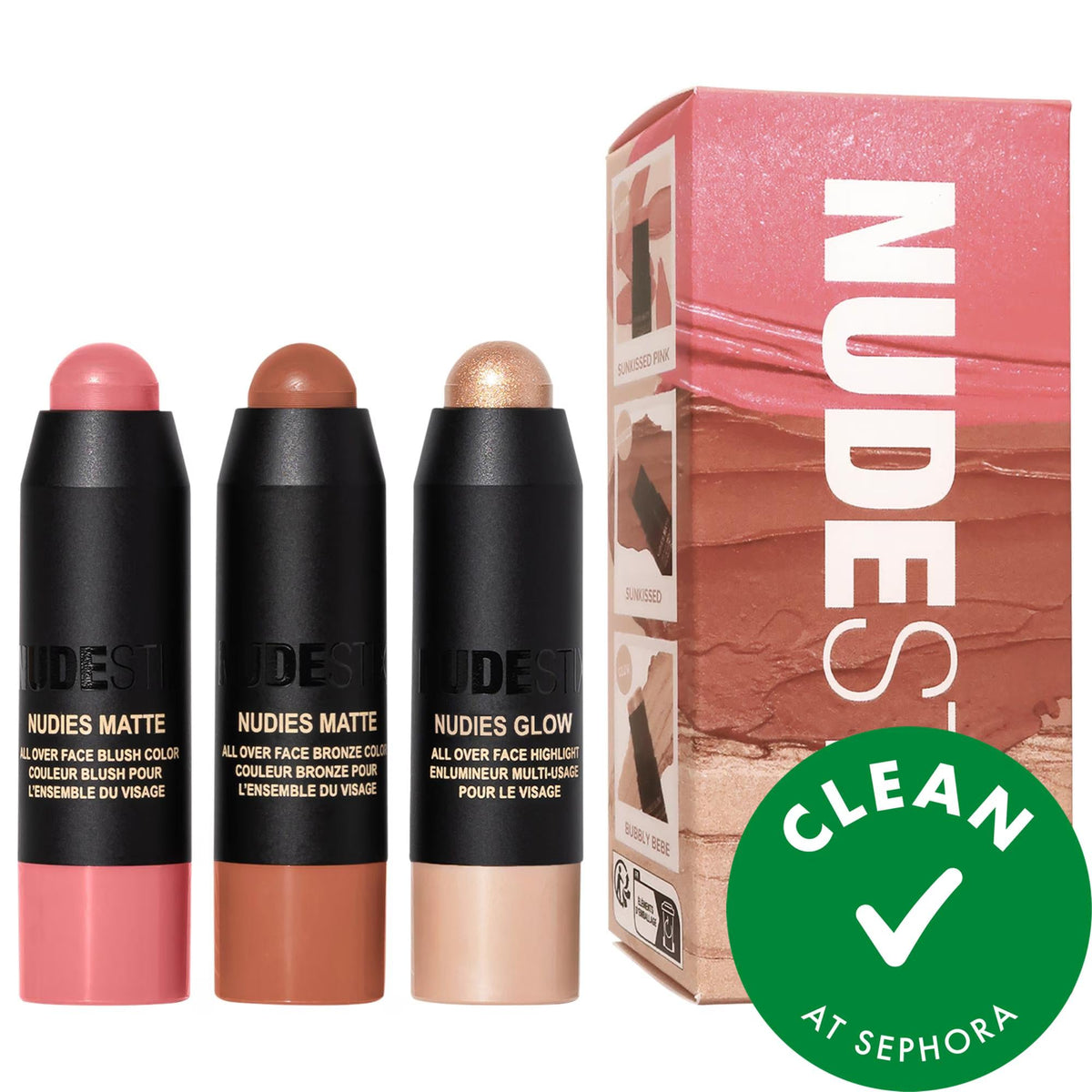 Sunkissed Skin Trio – Mini Bronzer, Blush & Highlighter Set