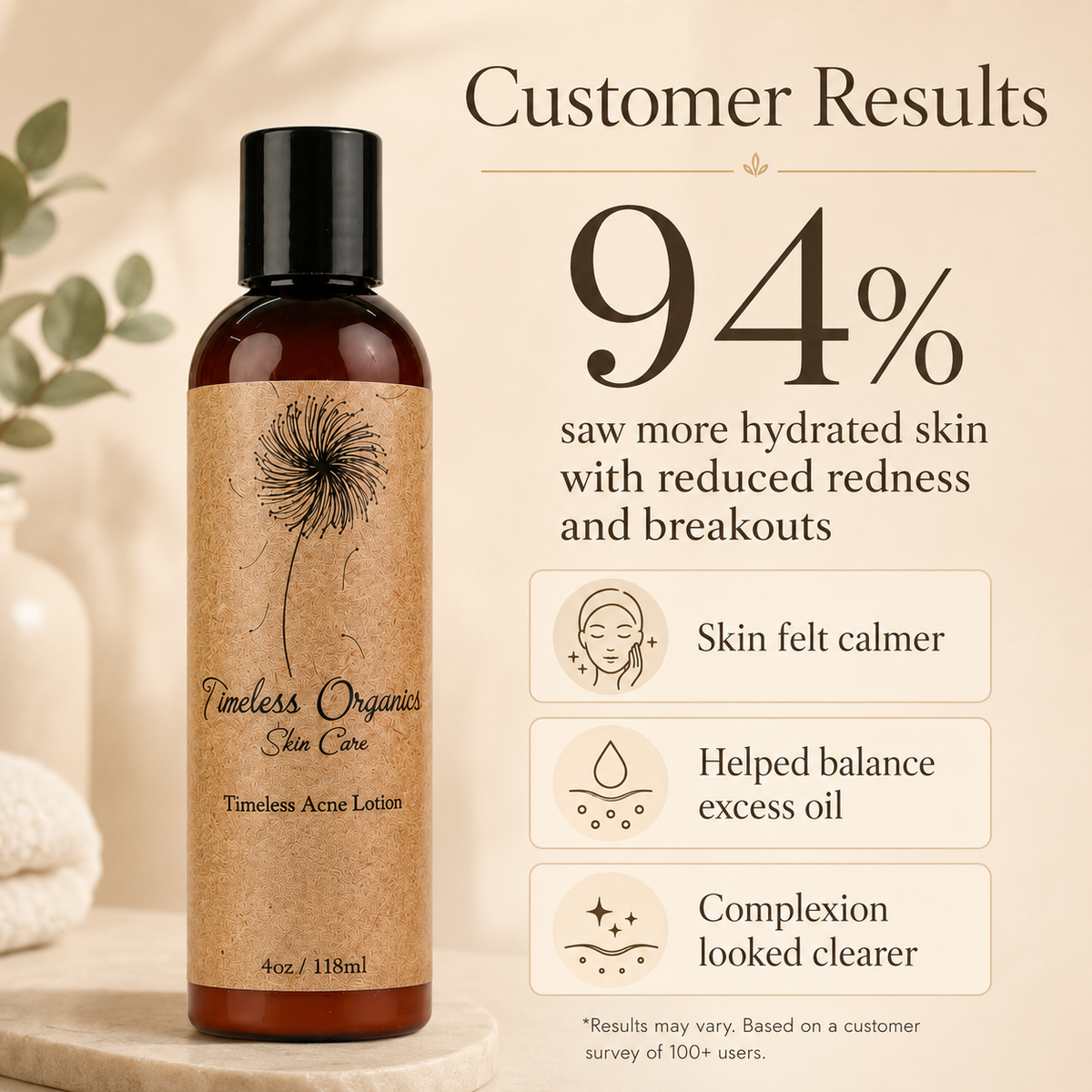 Clarifying Acne Lotion – Oil Control & Blemish Treatment