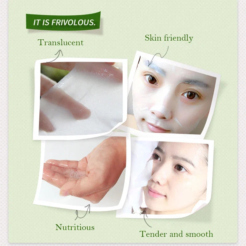 Korean Natural Plant Sheet Mask – Aloe & Fruit Anti-Aging 10pcs