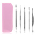 Blackhead Remover Kit – 5-Piece Stainless Steel Acne Tool Set
